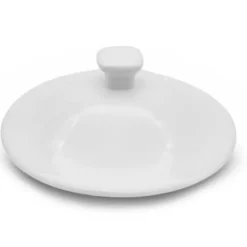 Waza porcelanowa z pokrywką biała do zup 2.8 L kwadratowa Bella Fiore