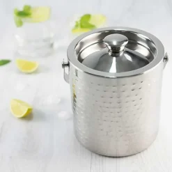 Wiaderko do lodu KingHoff KH 1503 szampana stalowe cooler na lód