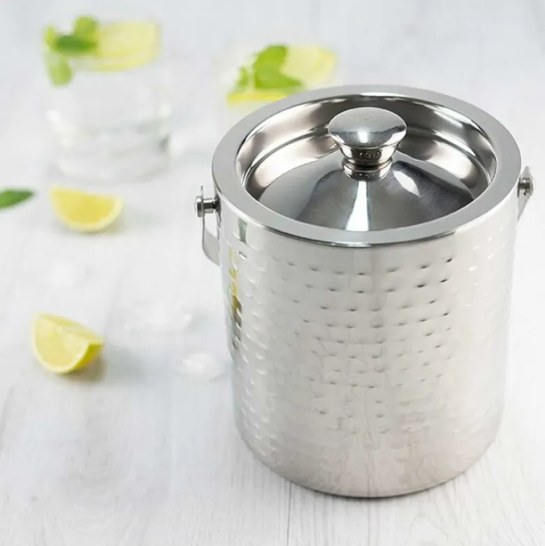 Wiaderko do lodu KingHoff KH 1503 szampana stalowe cooler na lód