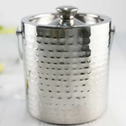 Wiaderko do lodu KingHoff KH 1503 szampana stalowe cooler na lód