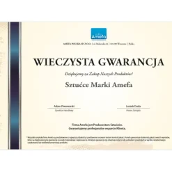 Widelec obiadowy Amefa Whisper 1405, stołowy 1szt stal nierdzewna 18/0