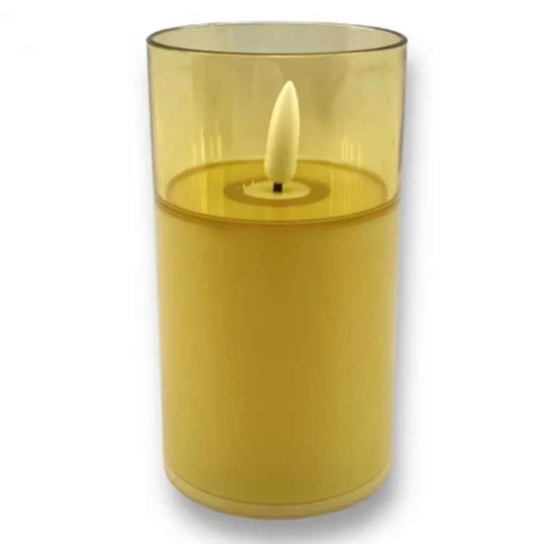 Świeczki LED 11.5 cm świeczka w obudowie wkłady LED do zniczy sl8816