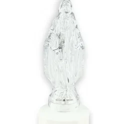 Wkład LED do znicza figurka Maryji 18 cm białe światło