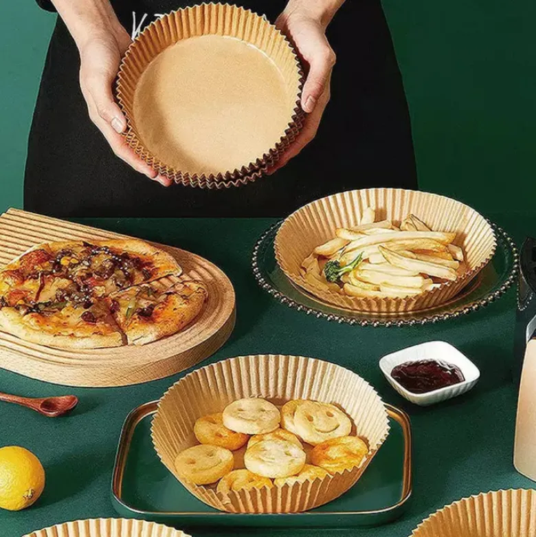 Wkład papierowy do pieczenia w frytkownicy 16 cm okrągły Klausberg KB 7779 papier do pieczenia zestaw 100 sztuk