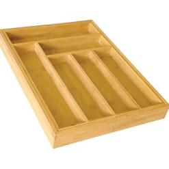 Wkład rozsuwany do szuflady na sztućce 33/52x43x5 cm King Hoff KH 1501 Bambusowy Organizer