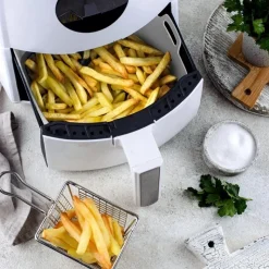 Wkład silikonowy do frytkownicy beztłuszczowej Air Fryer szary 22 cm Vilde