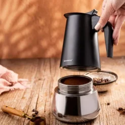 Zaparzacz do kawy espresso ze stali nierdzewnej 600 ml na 12 filiżanek Klausberg