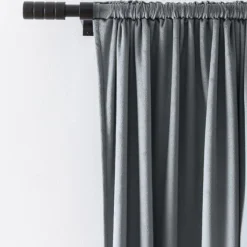 Zasłony zaciemniające na taśmie Cotton World Velvet na taśmie 140x250 cm stalowe