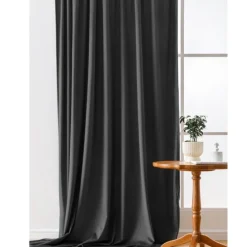 Zasłony zaciemniające na taśmie Cotton World Velvet na taśmie 140x250 cm grafit