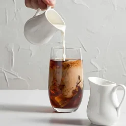 Zestaw cukiernica i mlecznik porcelana Bianco dzbanuszek na mleko śmietankę