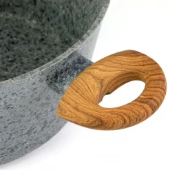 Zestaw garnków granitowych na indukcję Klausberg KB 7242 ze sztućcami Amefa Scandinave