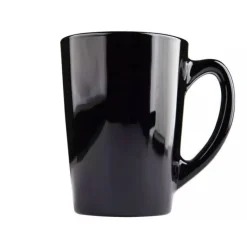 Zestaw 6 kubków szklanych czarnych Glasmark Ala 300 ml