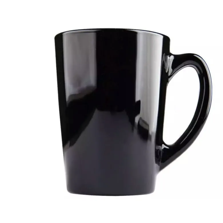 Zestaw 6 kubków szklanych czarnych Glasmark Ala 300 ml