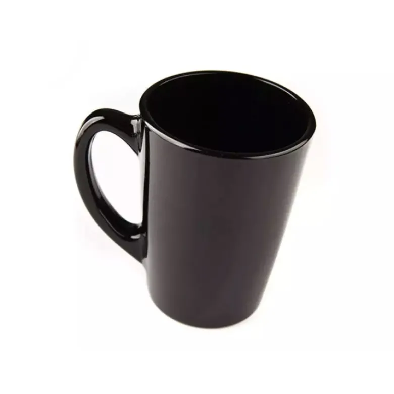 Zestaw 6 kubków szklanych czarnych Glasmark Ala 300 ml