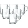 Zestaw 6 kubków sztaplowanych szkło Empilable Luminarc 250 ml szklanki bezbarwne