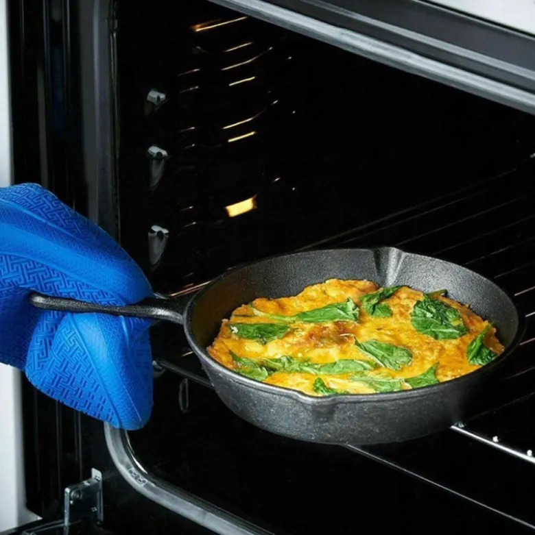 Zestaw 3 patelnie żeliwne 20/25/30 cm GierekHoff Żeliwna Tradycja ciężkie głębokie indukcja gaz ognisko grill GH 8002