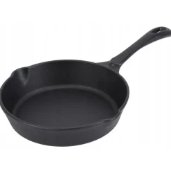 Zestaw 3 patelnie żeliwne 20/25/30 cm GierekHoff Żeliwna Tradycja ciężkie głębokie indukcja gaz ognisko grill GH 8002