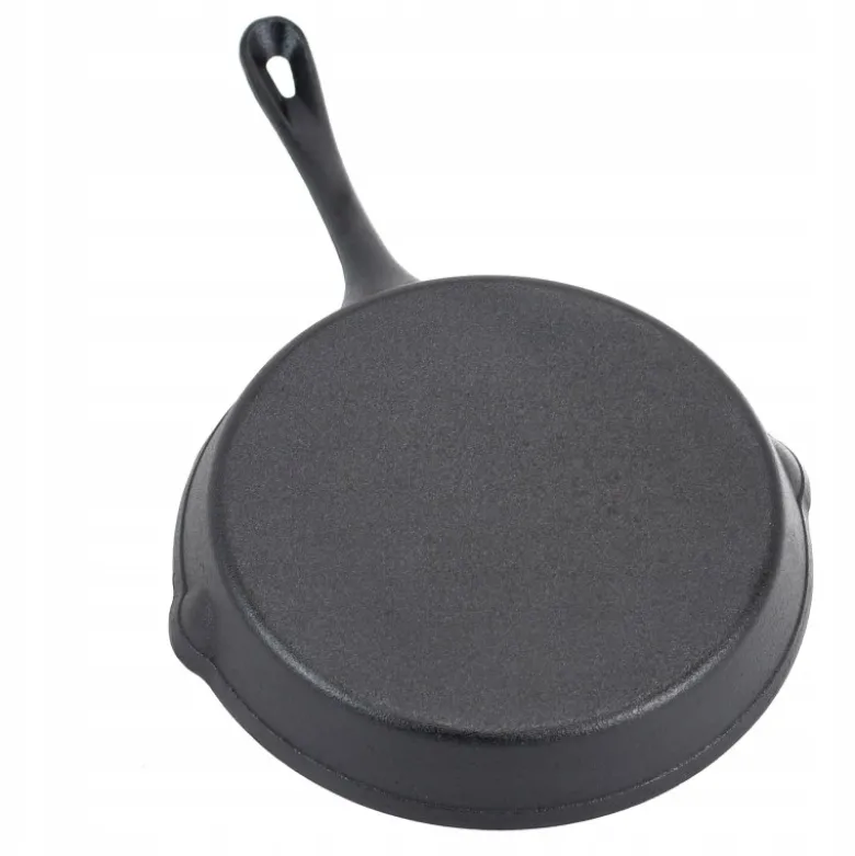 Zestaw 3 patelnie żeliwne 20/25/30 cm GierekHoff Żeliwna Tradycja ciężkie głębokie indukcja gaz ognisko grill GH 8002