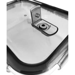 Zestaw 3 pojemników szklanych lunchbox MG Home Cucina 1500/1000/400 ml żaroodporne