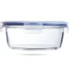 Zestaw 3 pojemników szklanych lunchbox Pure Box Active Luminarc 420/670/920 ml żaroodporne