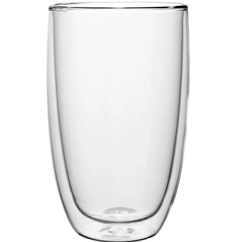Zestaw 6 szklanek termicznych bez ucha Malachit 450 ml
