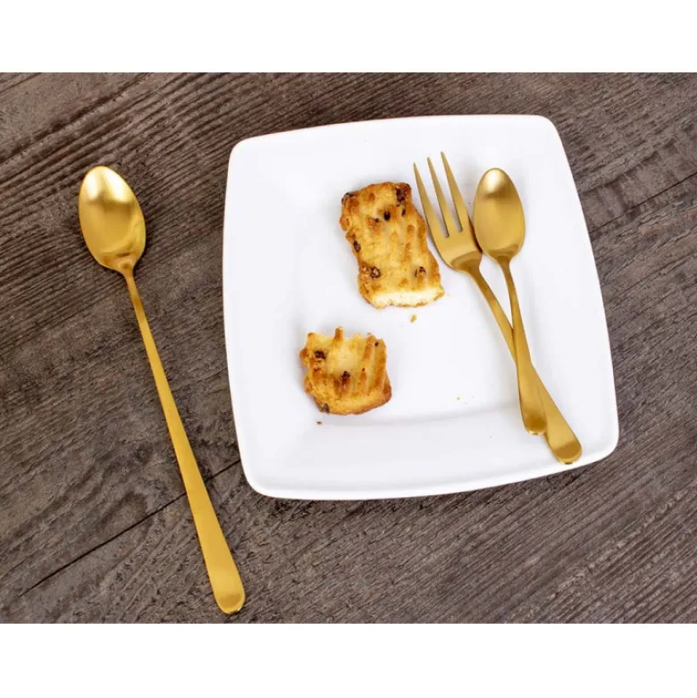 Zestaw łyżeczek deserowych Amefa 1410 Trend 6 sztuk komplet dla 6 osób złoto